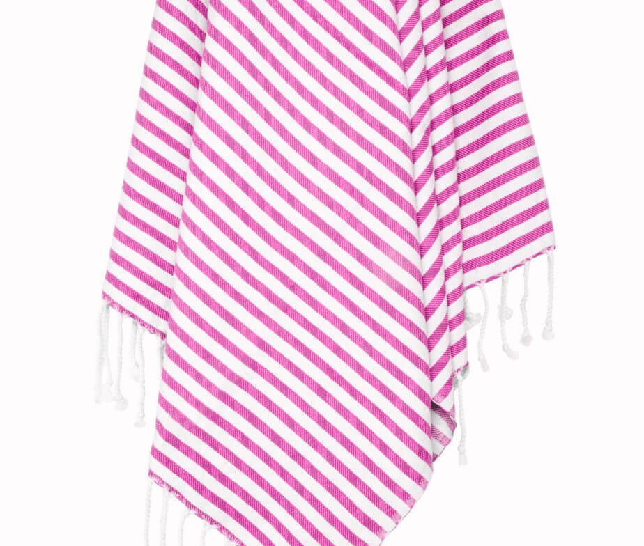 Classic Striped Turkish Cotton Towel – 37 × 67 in