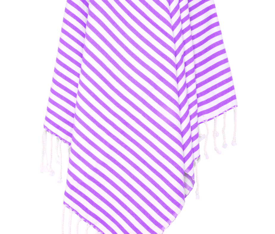 Classic Striped Turkish Cotton Towel – 37 × 67 in