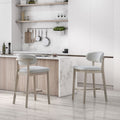 ACTU 26 in Upholstered Counter Stools — Set of 2