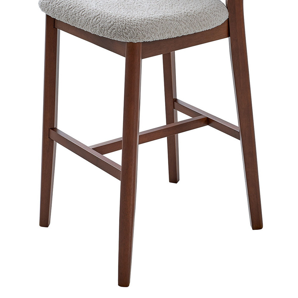 ACTU 30 in Upholstered Bar Stools — Set of 2
