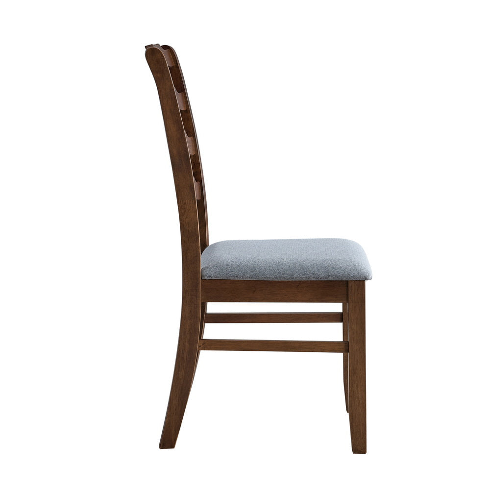 ACTU Farmhouse Dining Table Set with Upholstered Chairs for 4–6