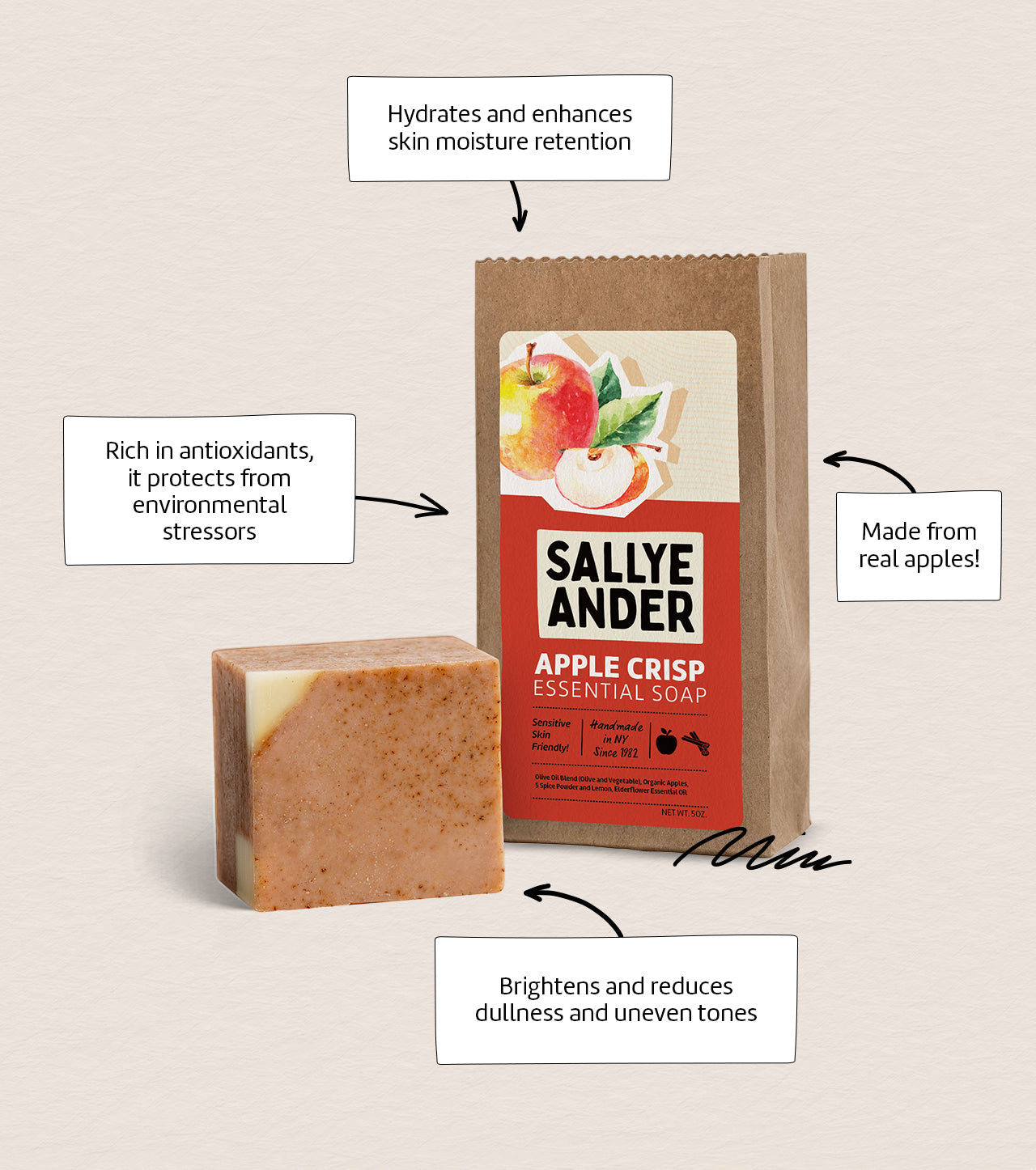 Apple Crisp bar soap