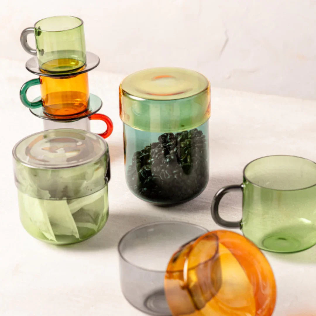 Niko Borosilicate Glass Canisters