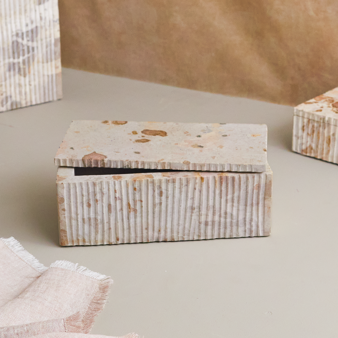 Ataca Large Marble Keepsake Box