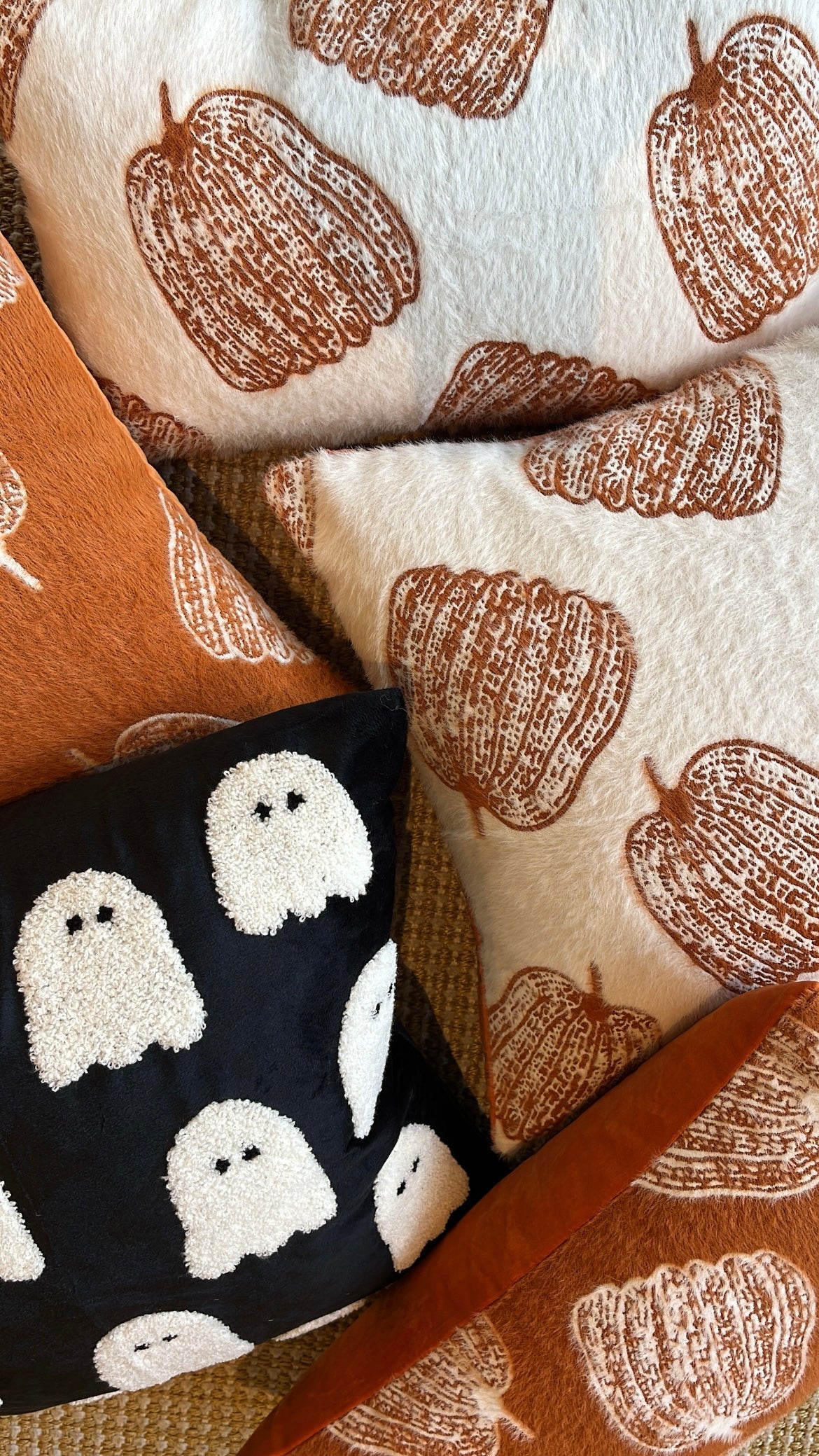 Black Ghost Pillow Cover – alternate product view