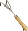 Stainless Steel Garden Cultivator (classic wood handle)