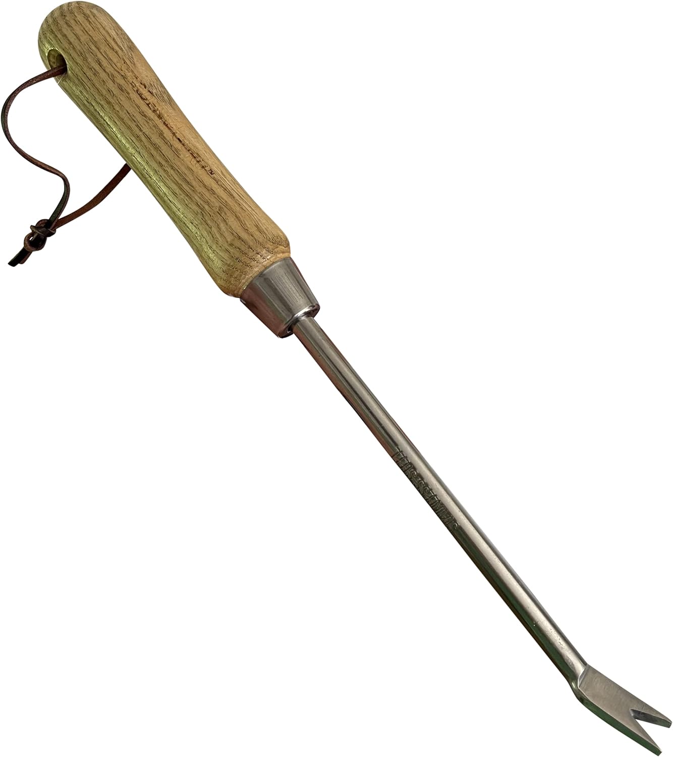 Stainless Steel Garden Dandelion Weeder (classic wood handle)
