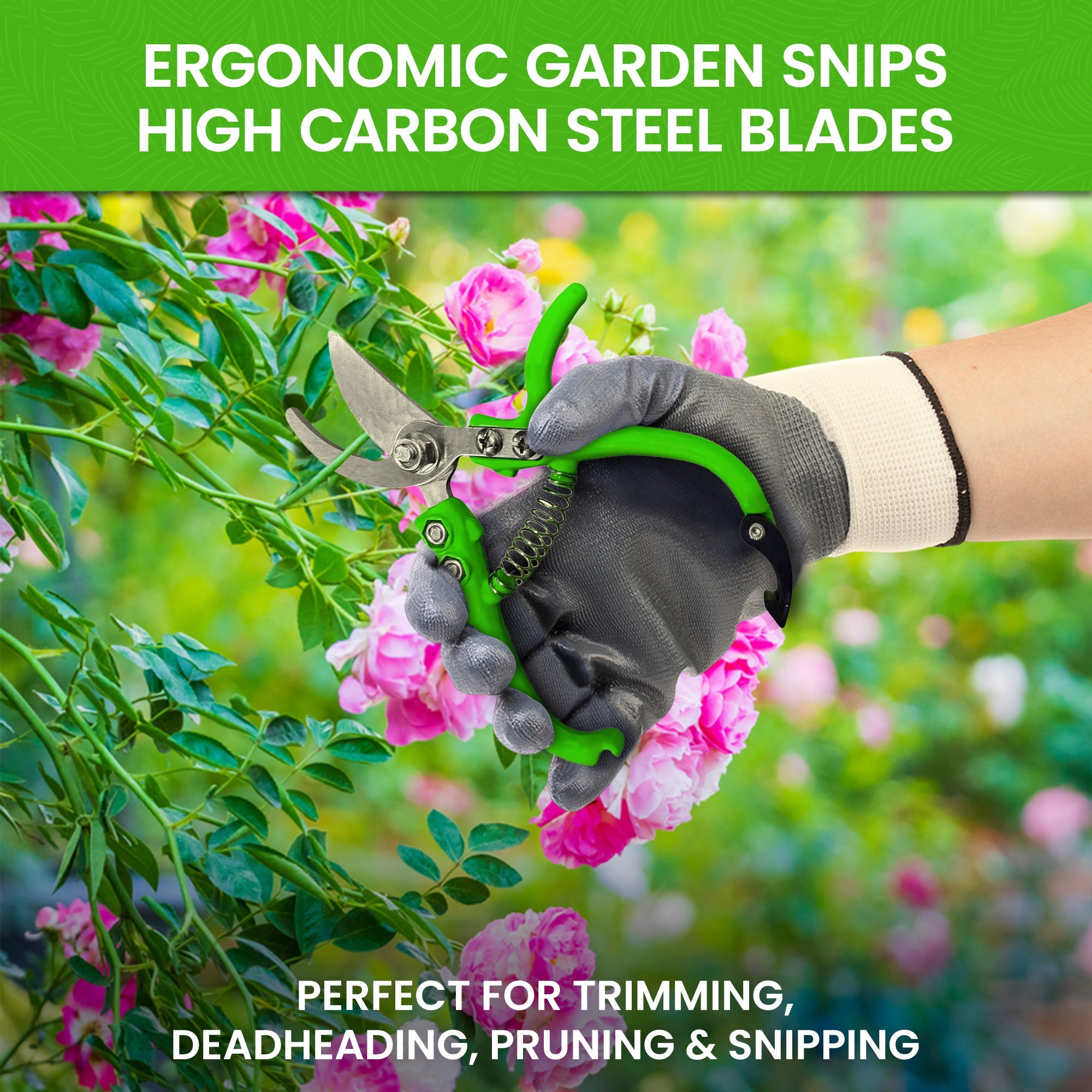 Garden Guru Curved-Blade Garden Snips