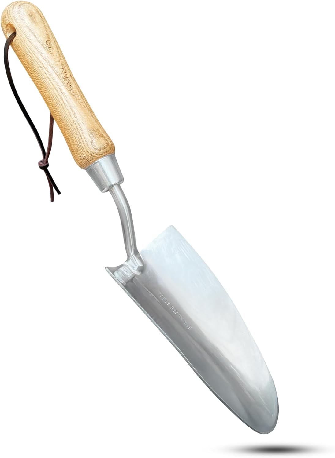 Stainless Steel Garden Trowel (classic wood handle)