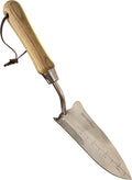 Stainless Steel Transplanter Trowel (classic wood handle)