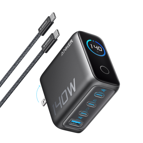 Anker 140W four-port USB charging adapter