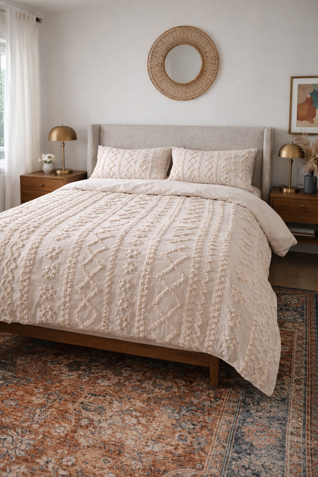Sonoma Tufted Duvet Cover Set – alternate product view