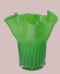 Fluted Glass Vase, 3 Color Options