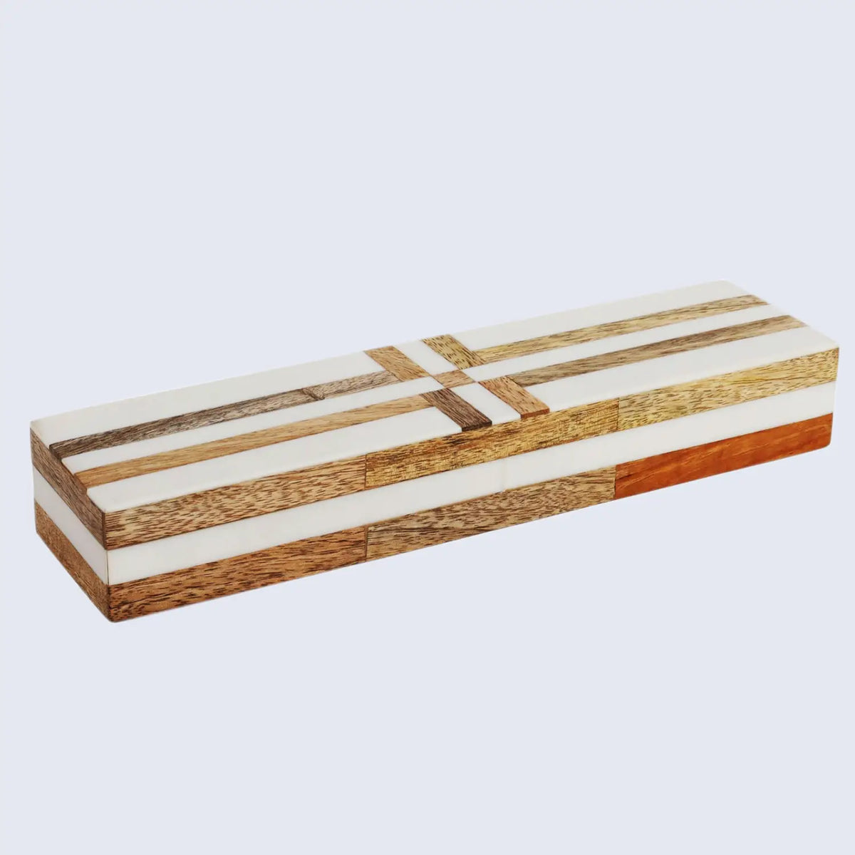 Patisserie Delight brown and white inlay storage box