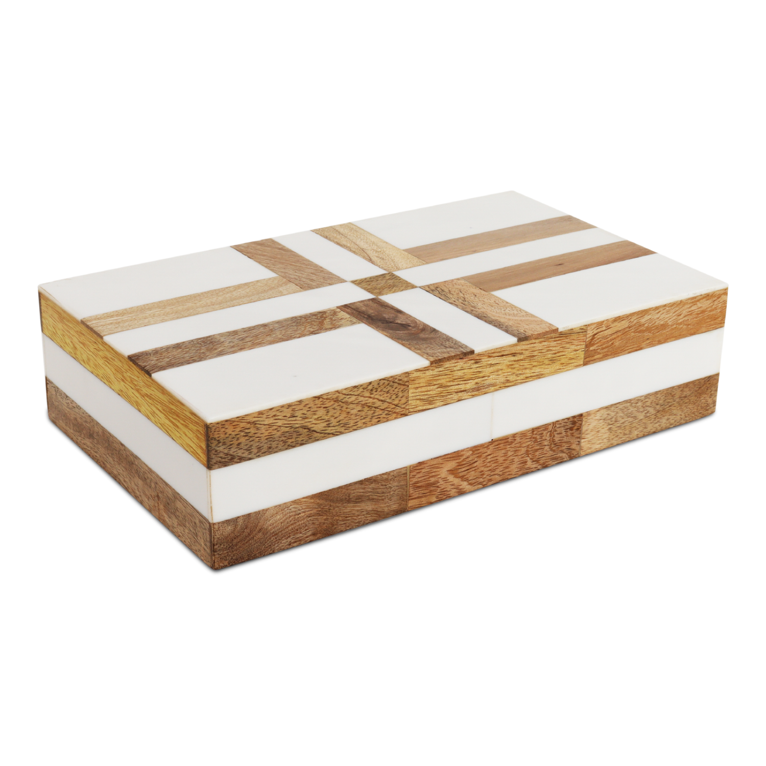 Patisserie Delight Resin & Wood Inlay Decorative Storage Box - 7 Sizes