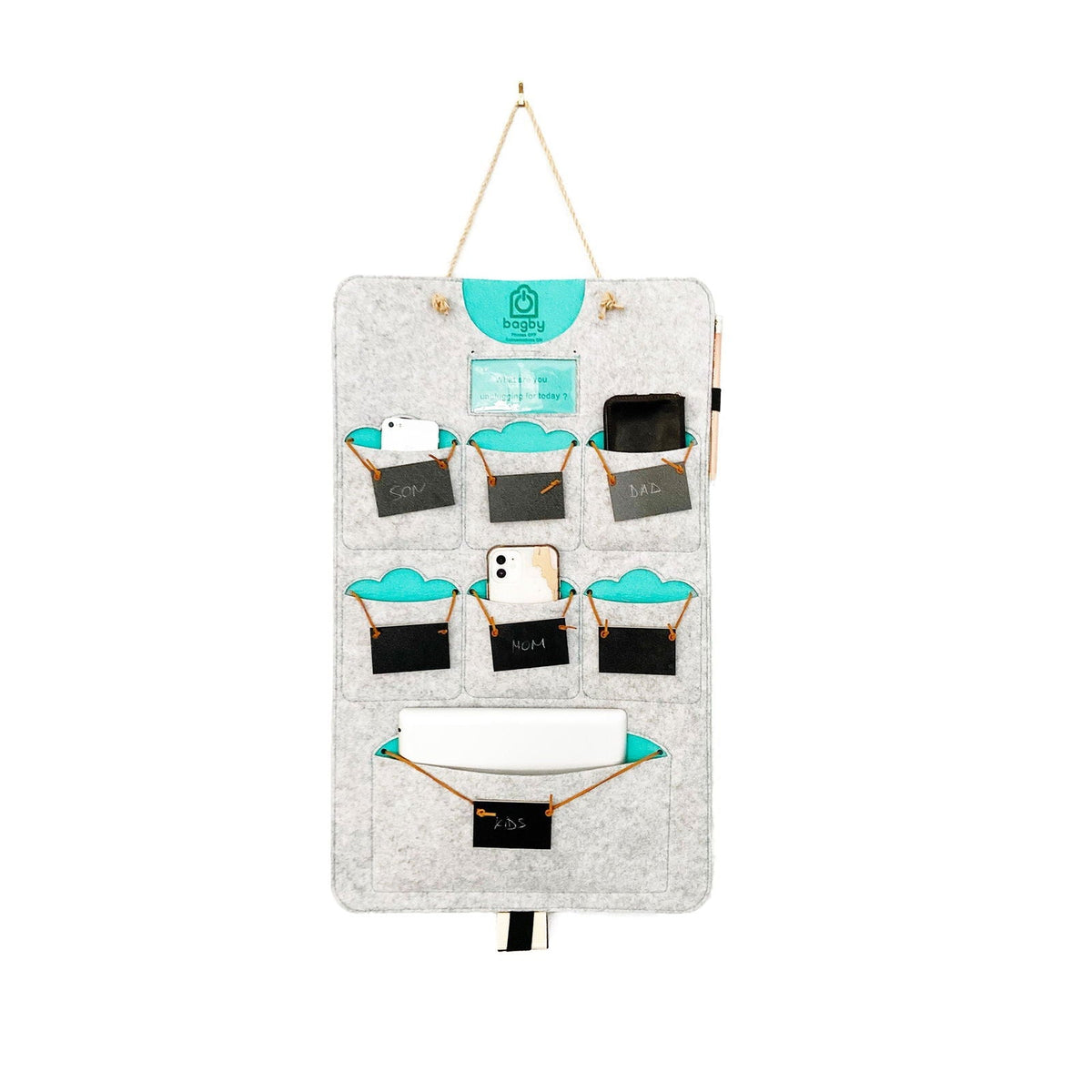 Bagby FAMILY Phone Organizer — 6+1 Pockets