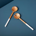 Madras mango wood serving utensil set