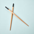 Ava black hand-carved wood chopsticks pair