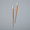 Ava white hand-carved wood chopsticks pair