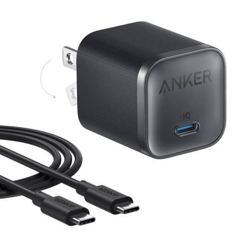 Anker Nano 45W charger with USB-C cable