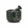 Black Zebra Mortar And Pestle (4 inch)