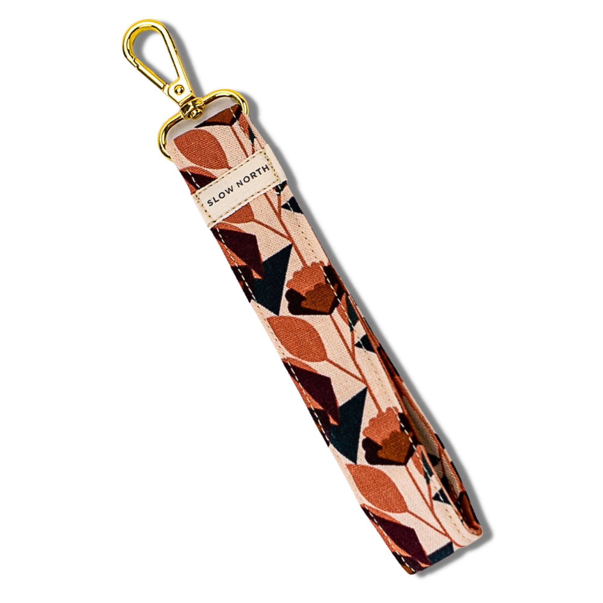 Slow North Blush Florence wristlet keychain