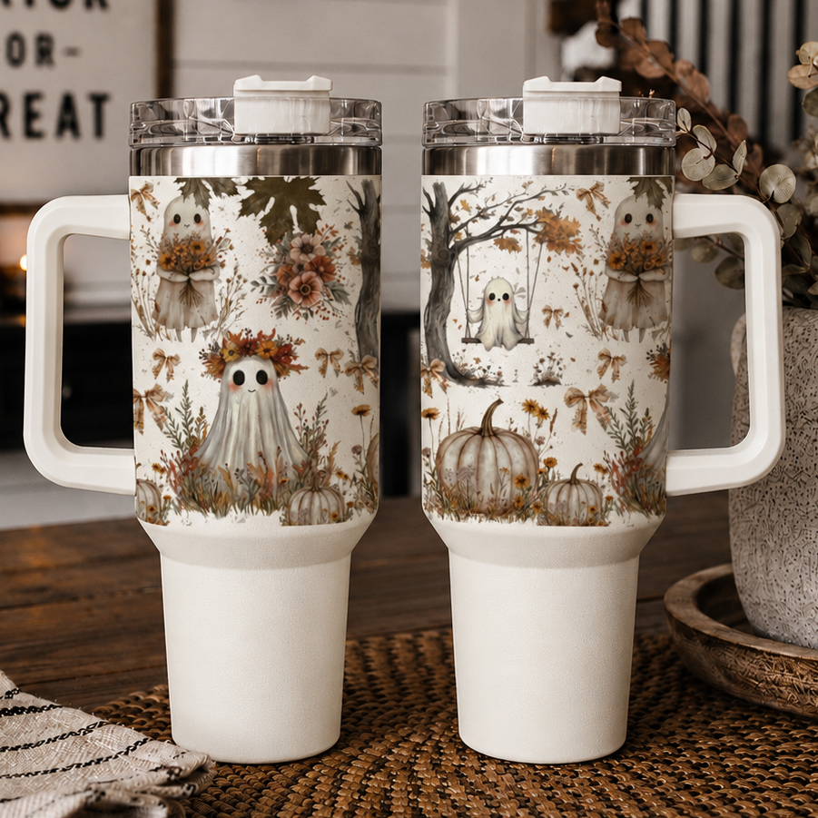 Boho Spooks 40 oz Insulated Tumbler