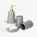 BosilunLife Liquid 4-Piece Bathroom Set