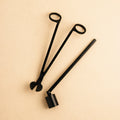 Slow North black candle care wick trimmer and snuffer set