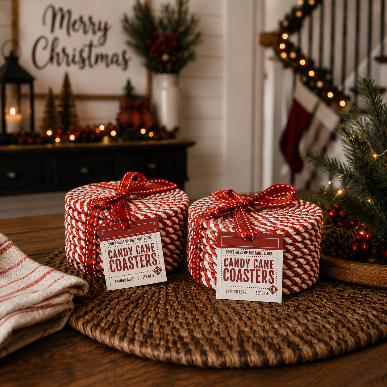 Candy Cane Coaster PRE-ORDER