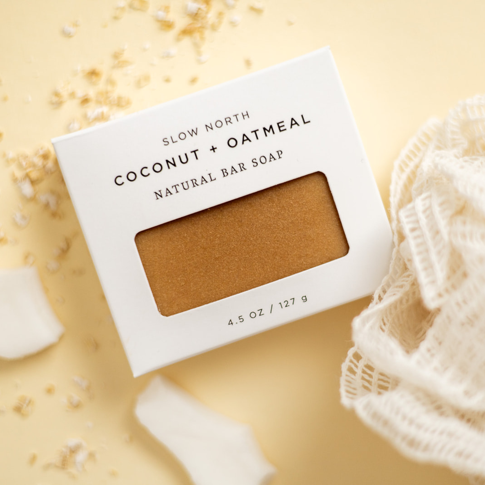 Slow North Coconut and Oatmeal natural bar soap