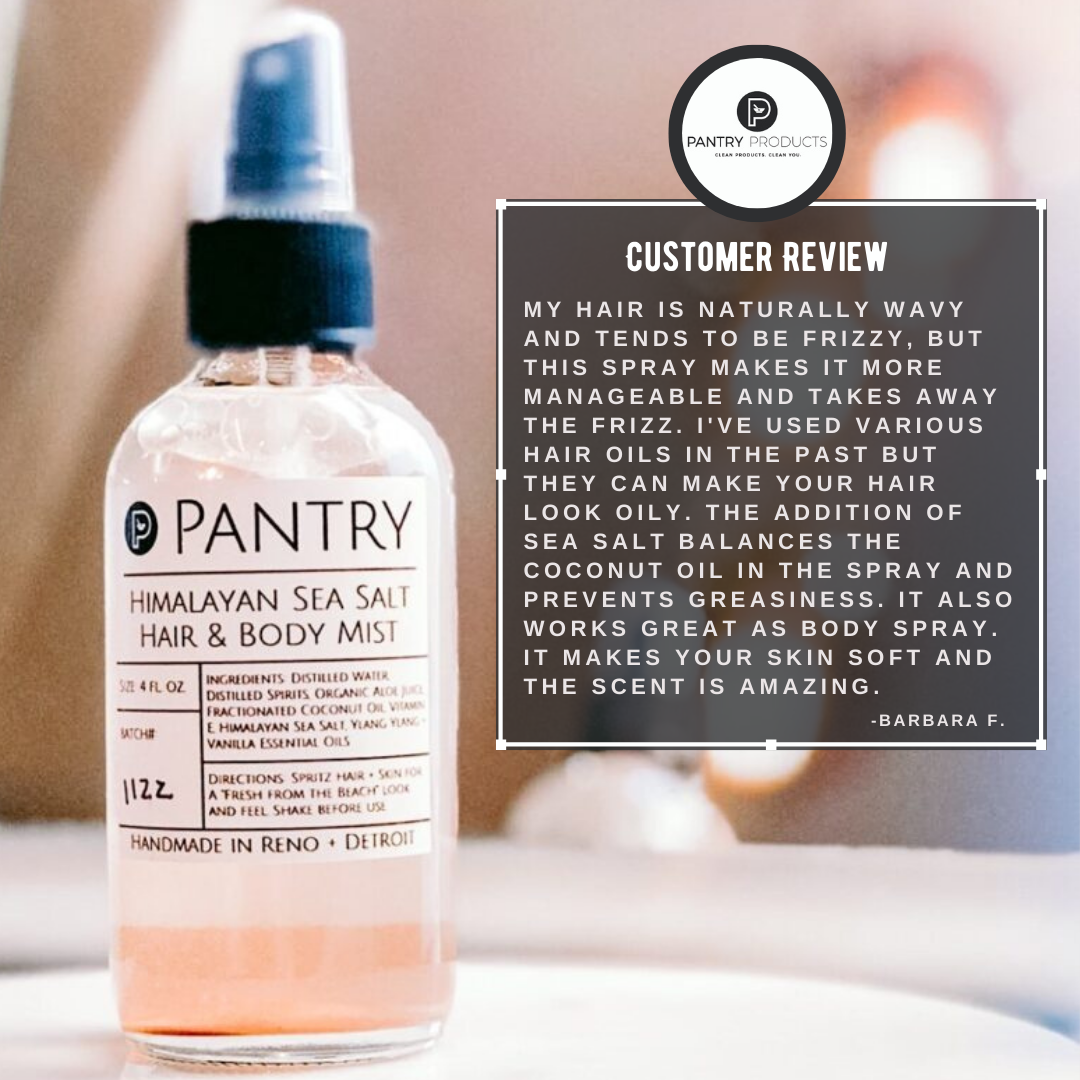 Himalayan sea salt hair and body mist