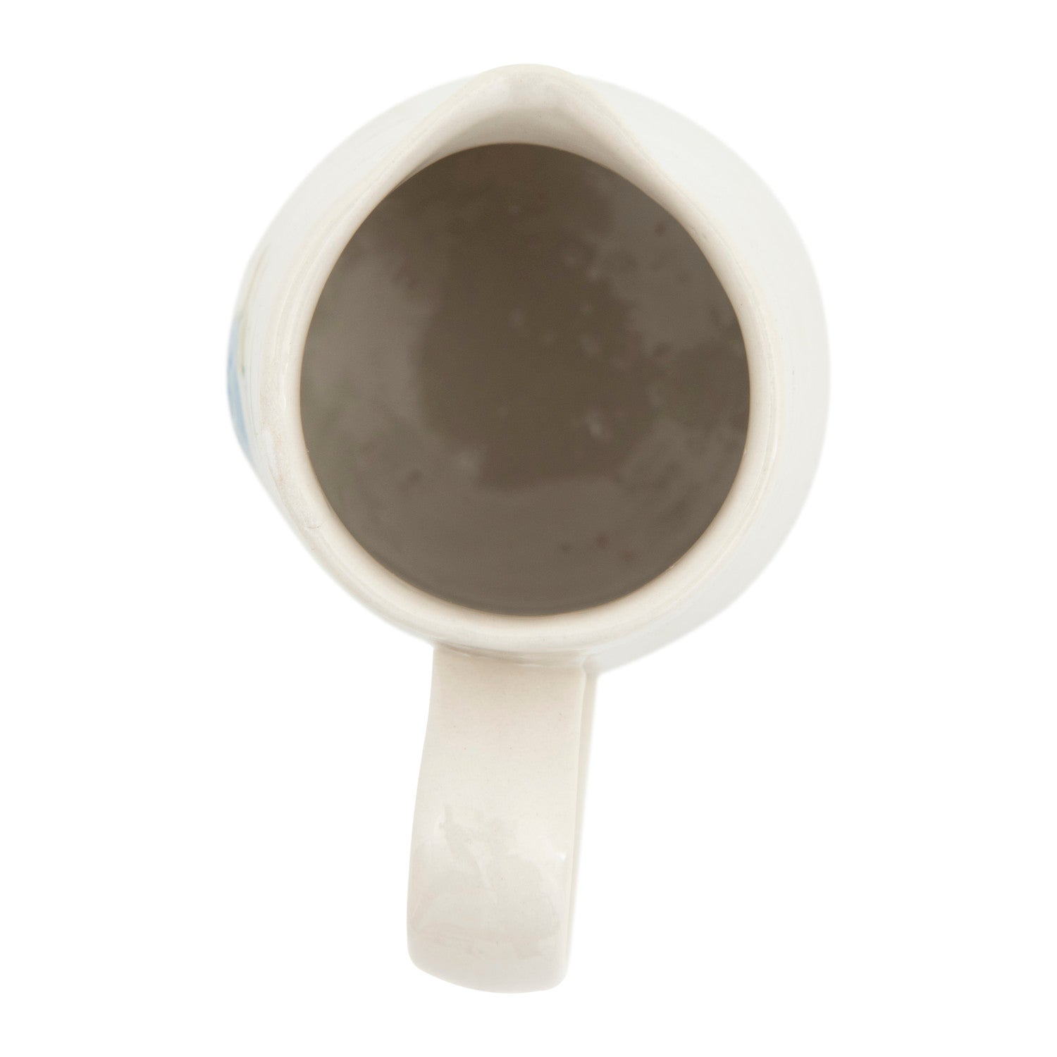 Mini hand-painted ceramic creamer