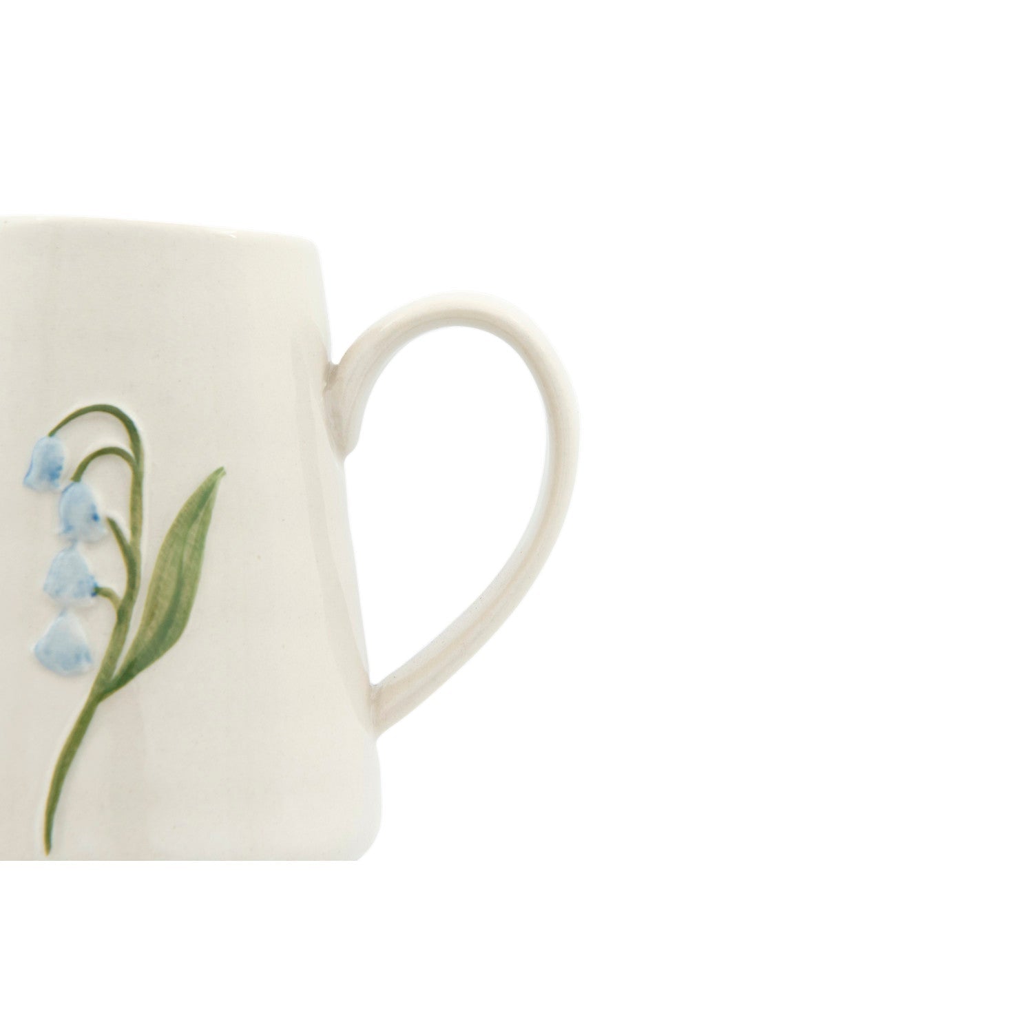 Mini hand-painted ceramic creamer