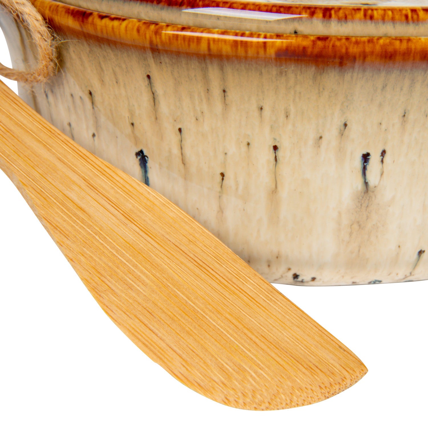 Ceramic brie baker set