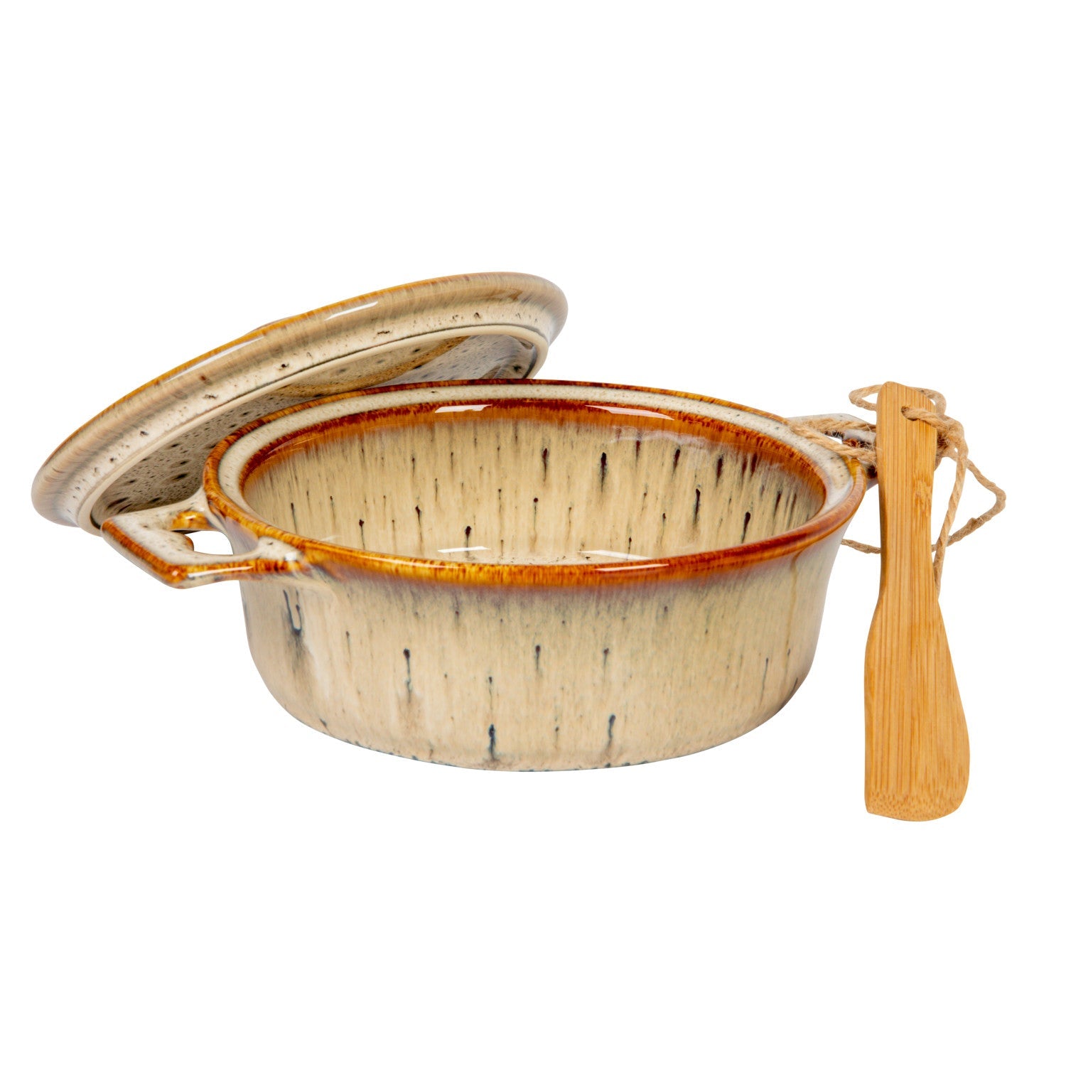 Ceramic brie baker set
