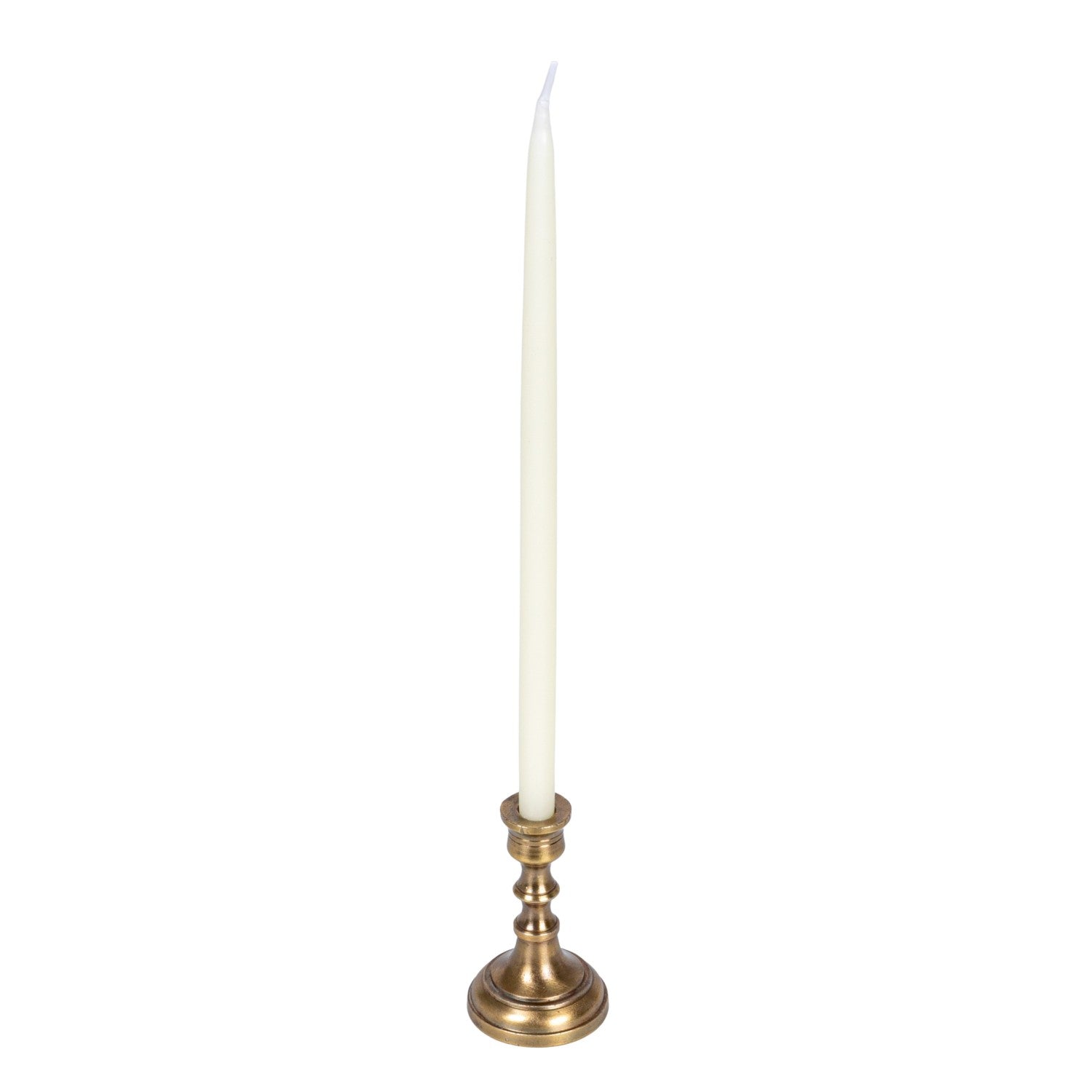 Mini brass taper candle holder