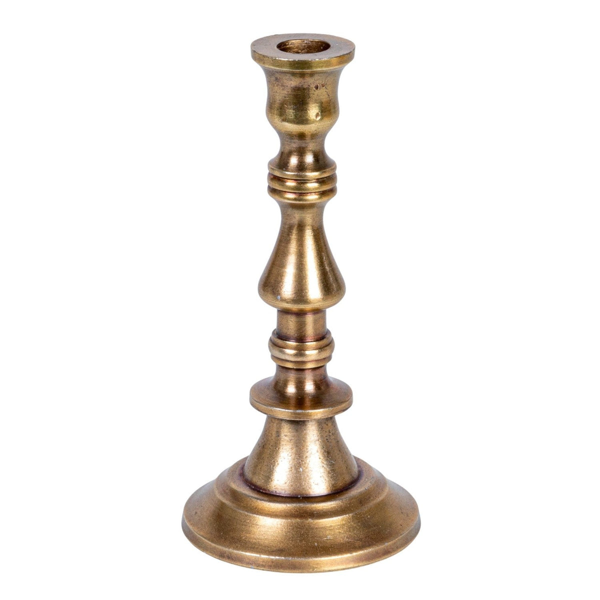 Mini brass taper candle holder