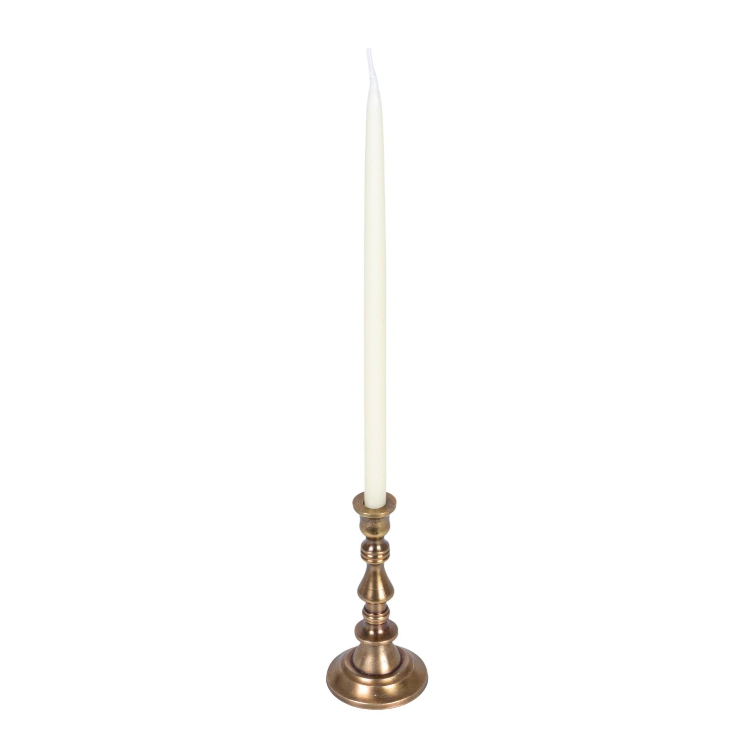 Mini brass taper candle holder