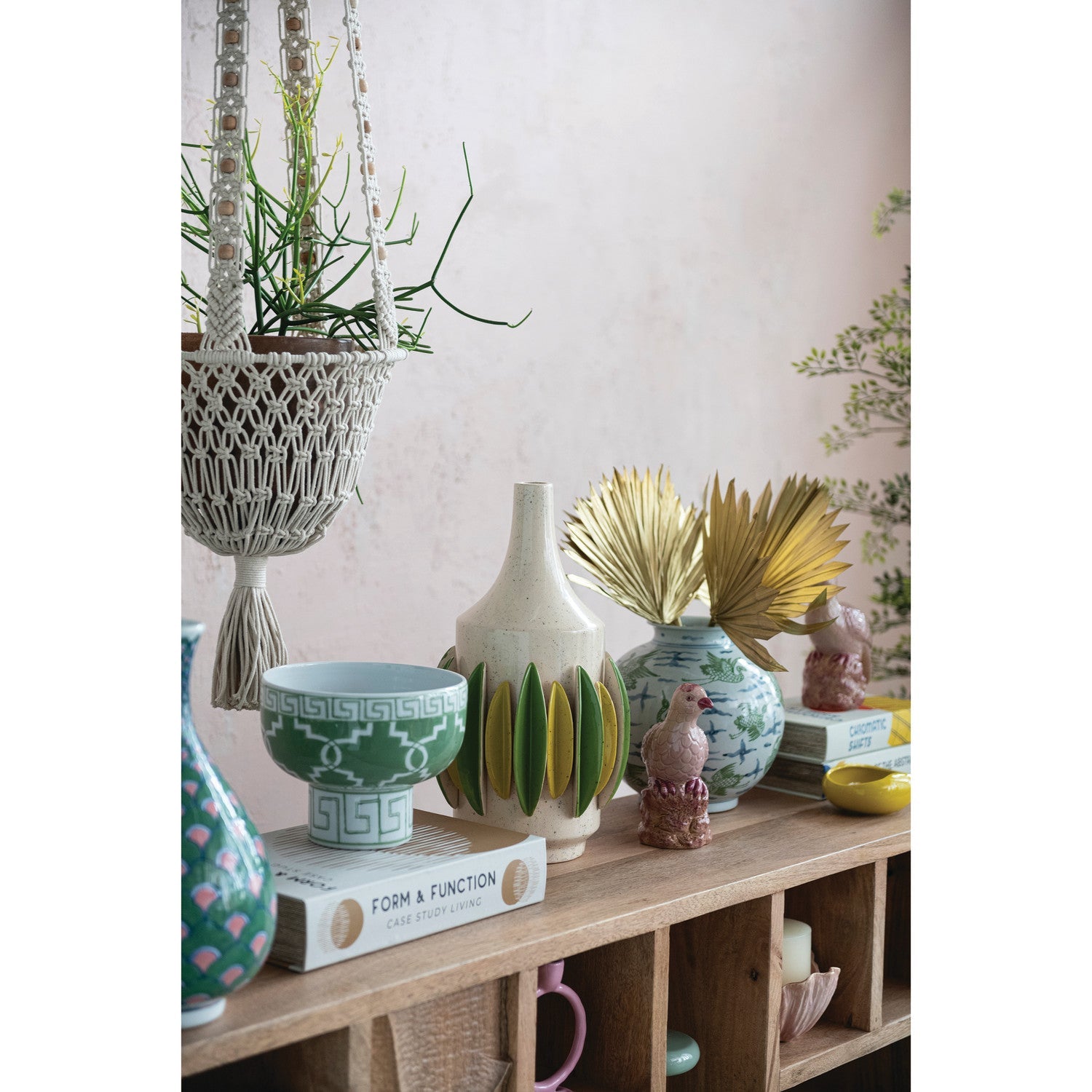 Cotton macrame plant hanger