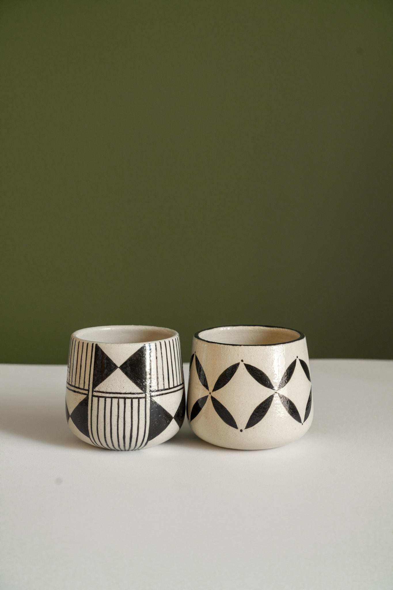 Hand-Painted Stoneware Coffee Mug — Heritage Collection