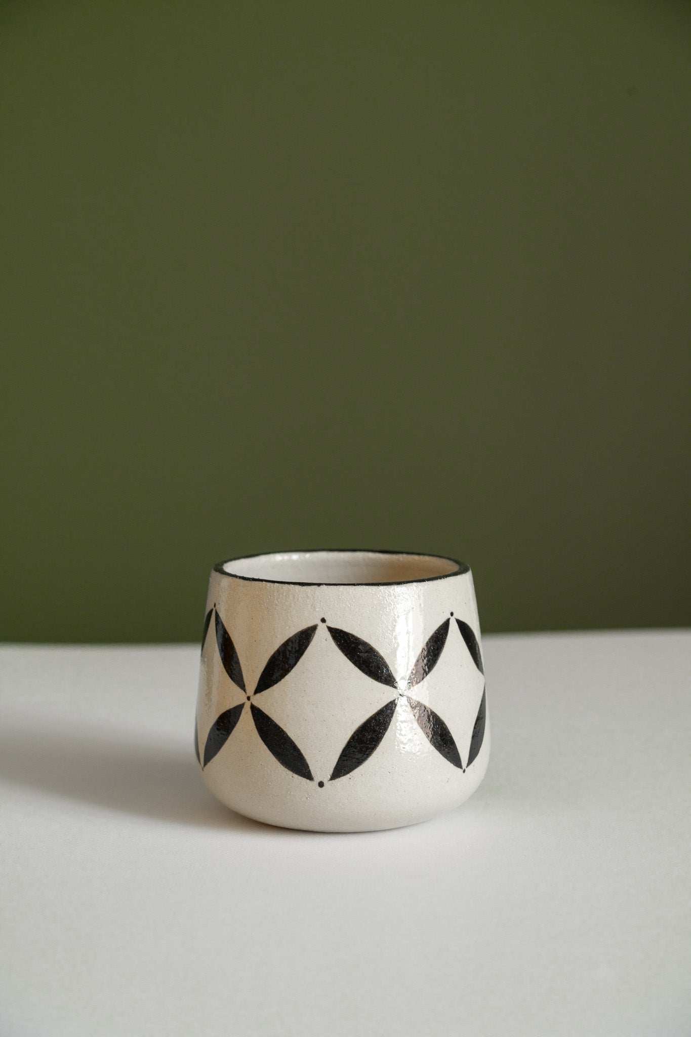 Hand-Painted Stoneware Coffee Mug — Heritage Collection