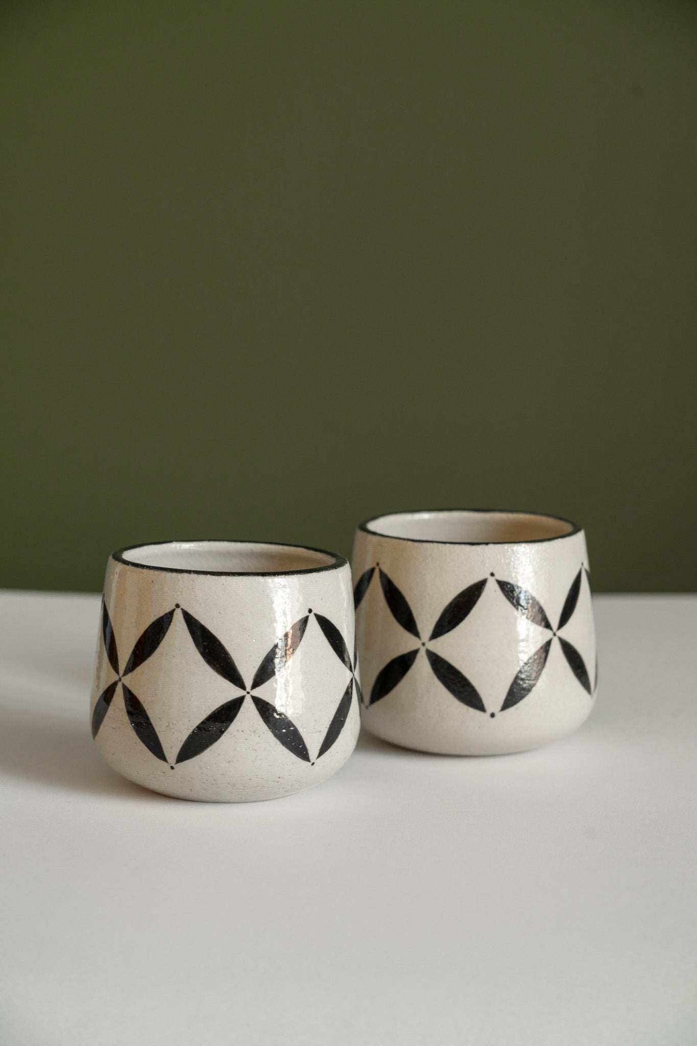 Hand-Painted Stoneware Coffee Mug — Heritage Collection