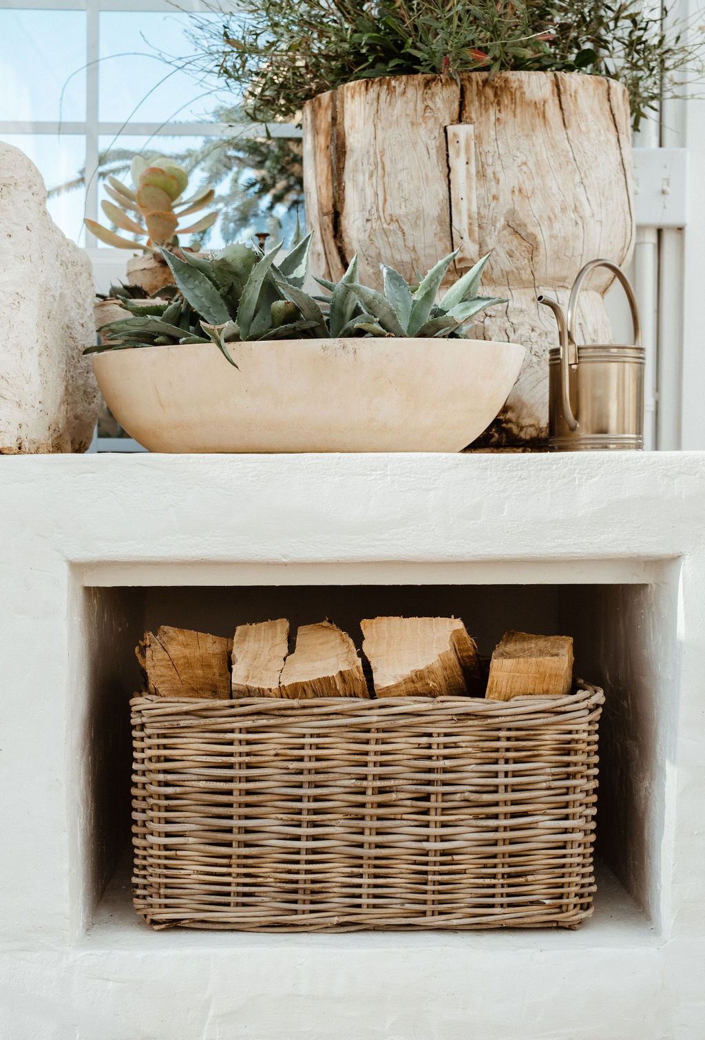 Rattan Rectangle Storage Basket