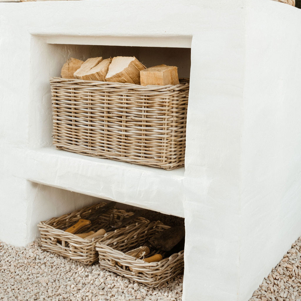 Rattan Rectangle Storage Basket
