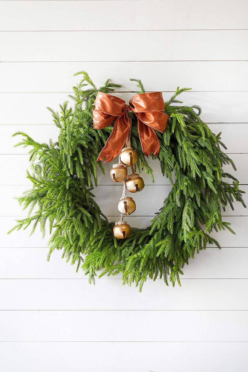 Norfolk pine Christmas wreath