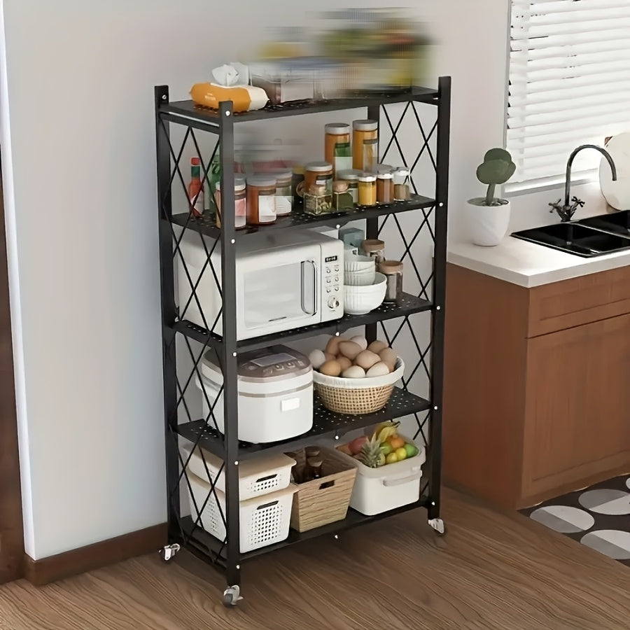 Heavy-Duty Metal Storage Rack — 3, 4 or 5 Tier – alternate product view