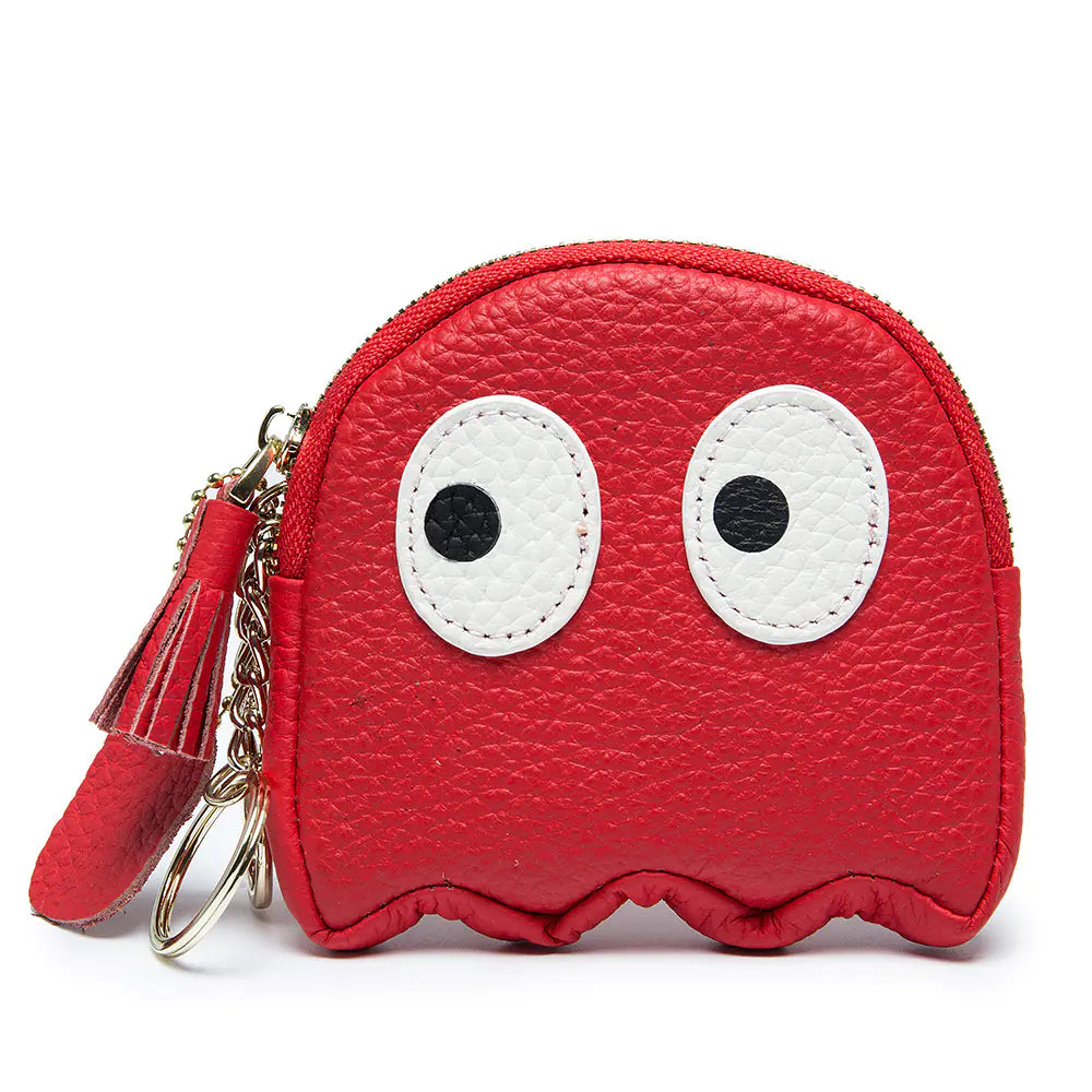 Mini genuine cowhide leather coin purse