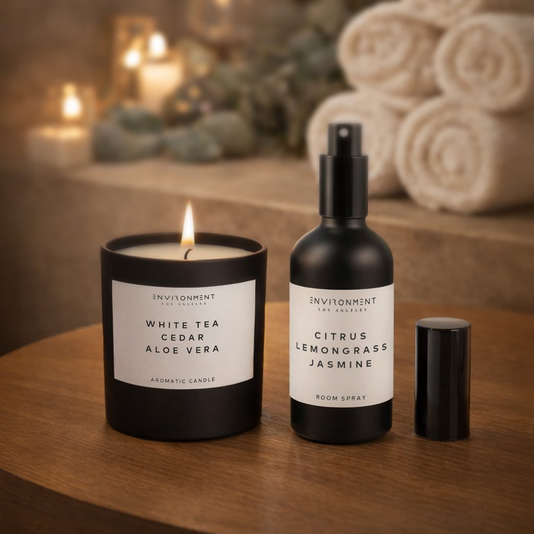 8oz White Tea | Cedar | Aloe Vera Candle with Lid and Box (Inspired by Westin Hotel®)
