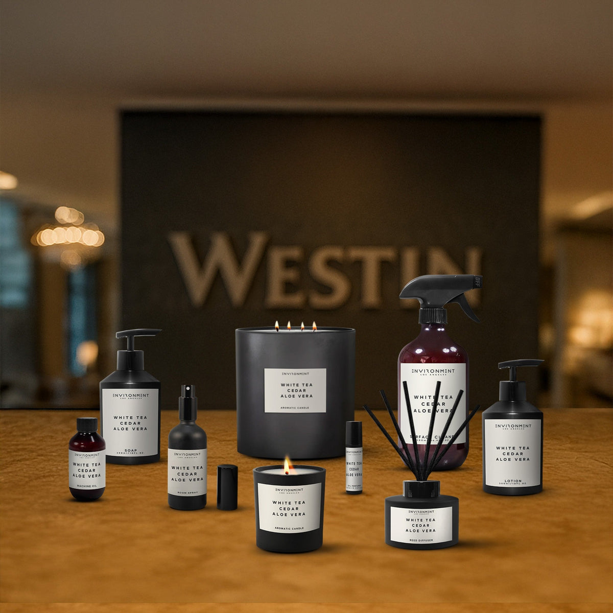 8oz White Tea | Cedar | Aloe Vera Candle with Lid and Box (Inspired by Westin Hotel®)